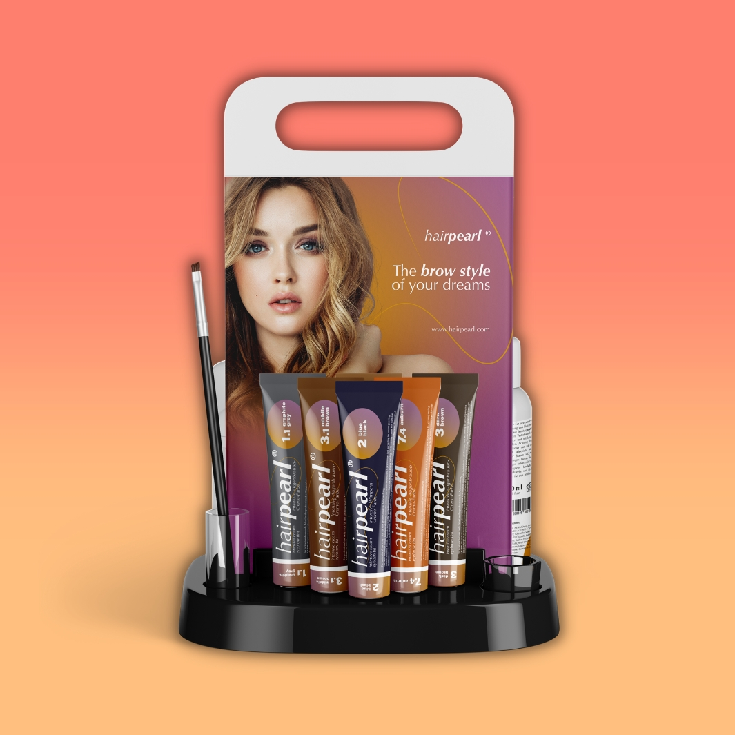 hairpearl Tinting Kit Mini Middle Brown – Hairpearl