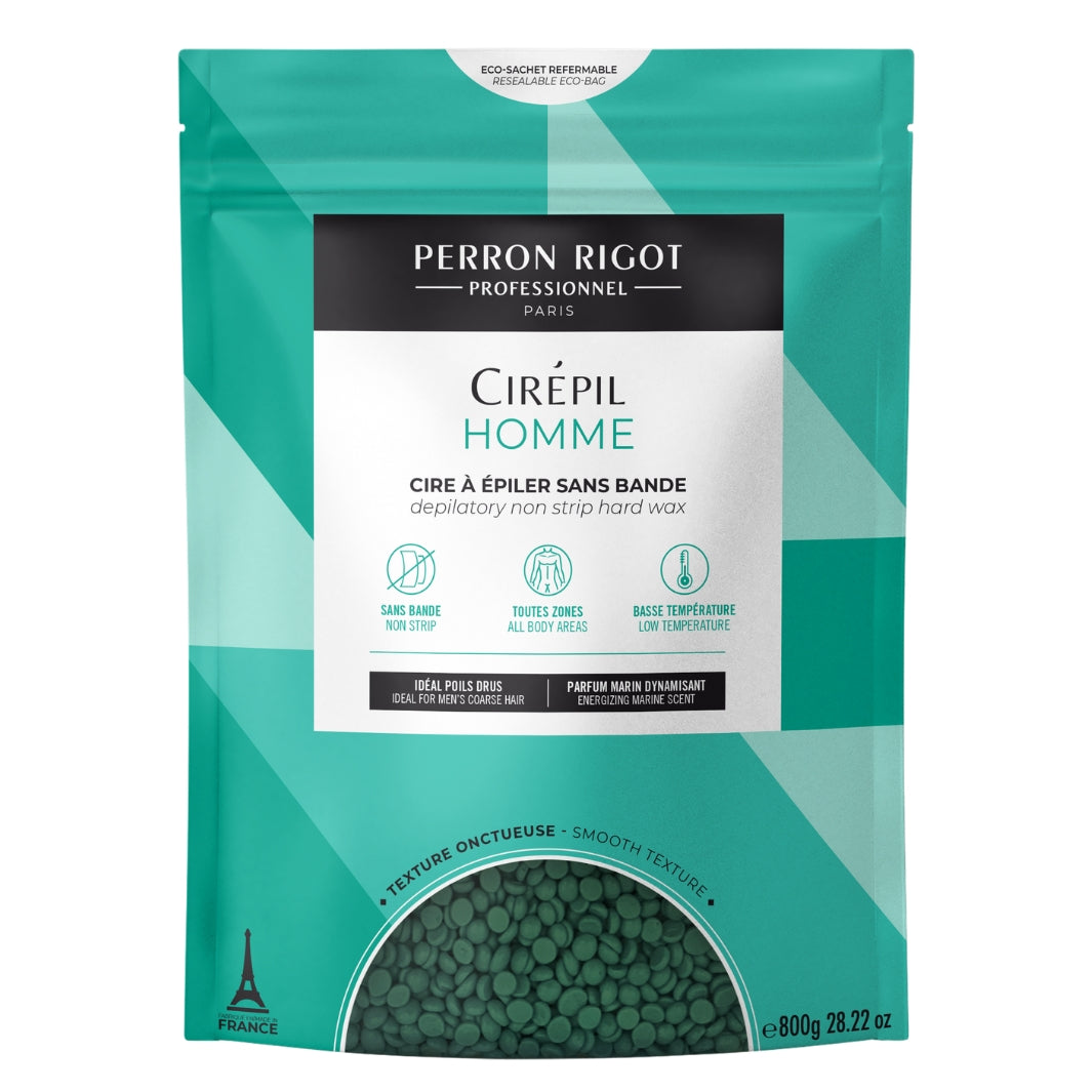 Cirepil Homme Green Hard Wax Beads for Waxing Men