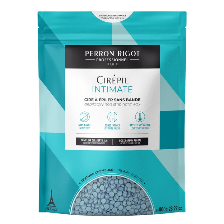 Cirepil Intimate Creamy Aqua Blue Hard Wax Beads 1.76 lb Bag
