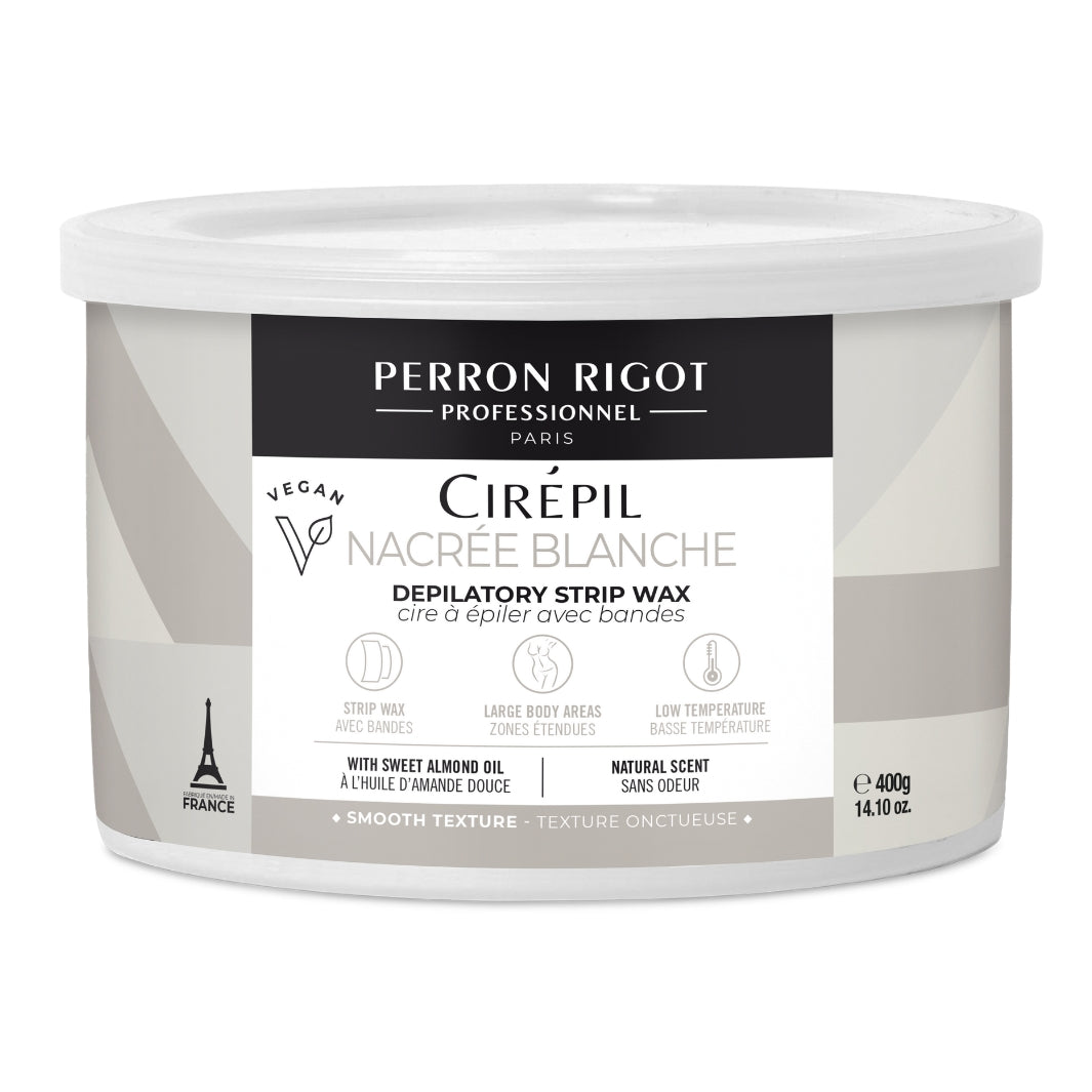 Cirepil Nacree Blanche Creamy Gel Soft Wax 14 oz Tin
