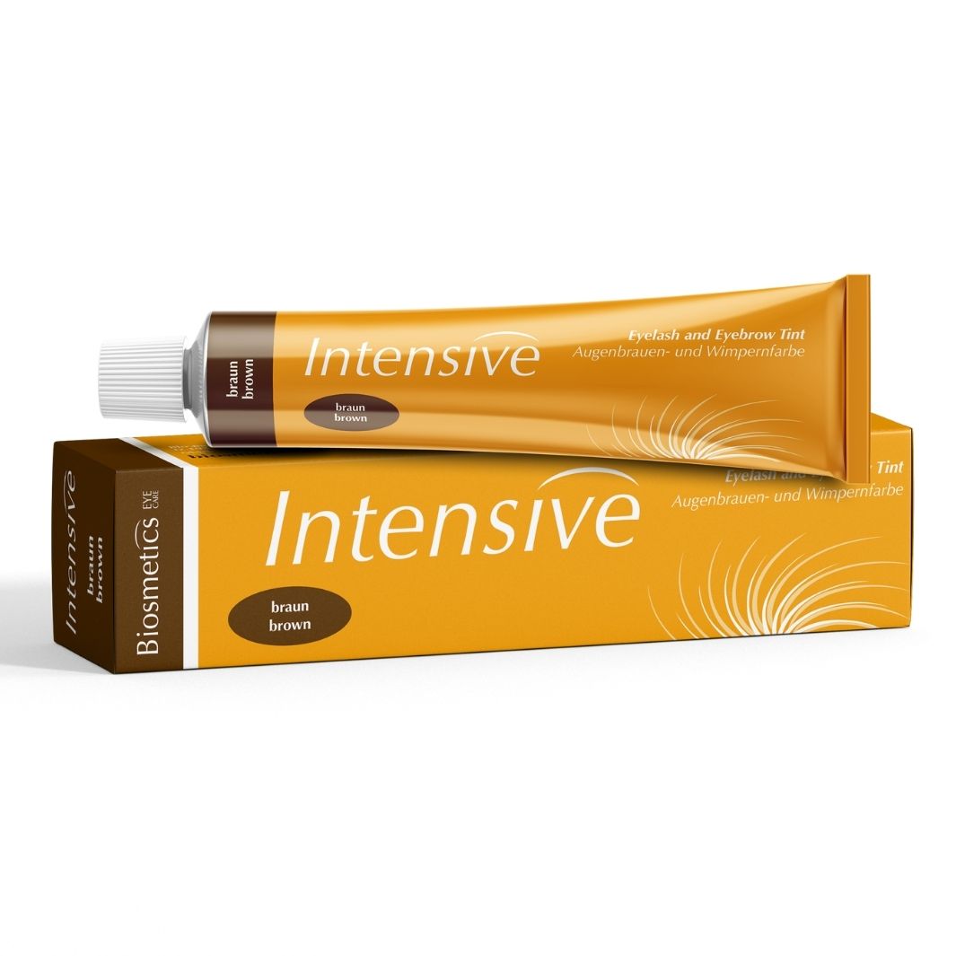 Intensive Brown Brow Eyebrow Tint Gold Box