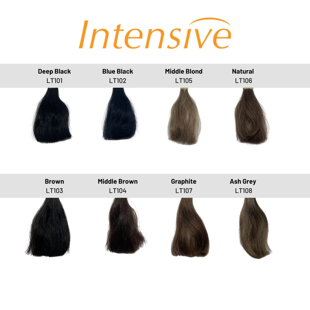 Intensive Eyelash Eyebrow Tint Color Chart