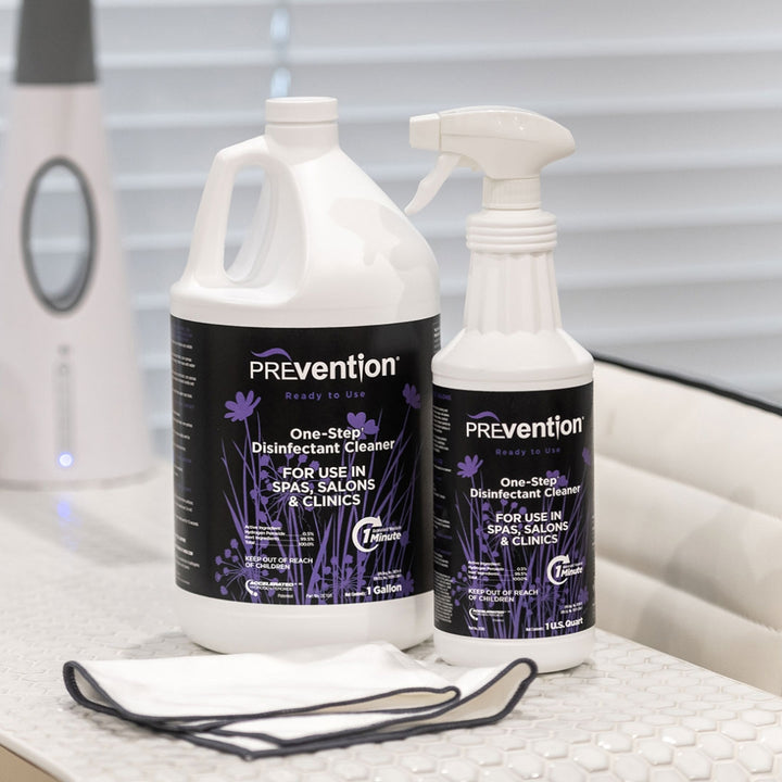 Prevention Ready-to-Use One-Step Salon and Spa Disinfectant Gallon and Spray