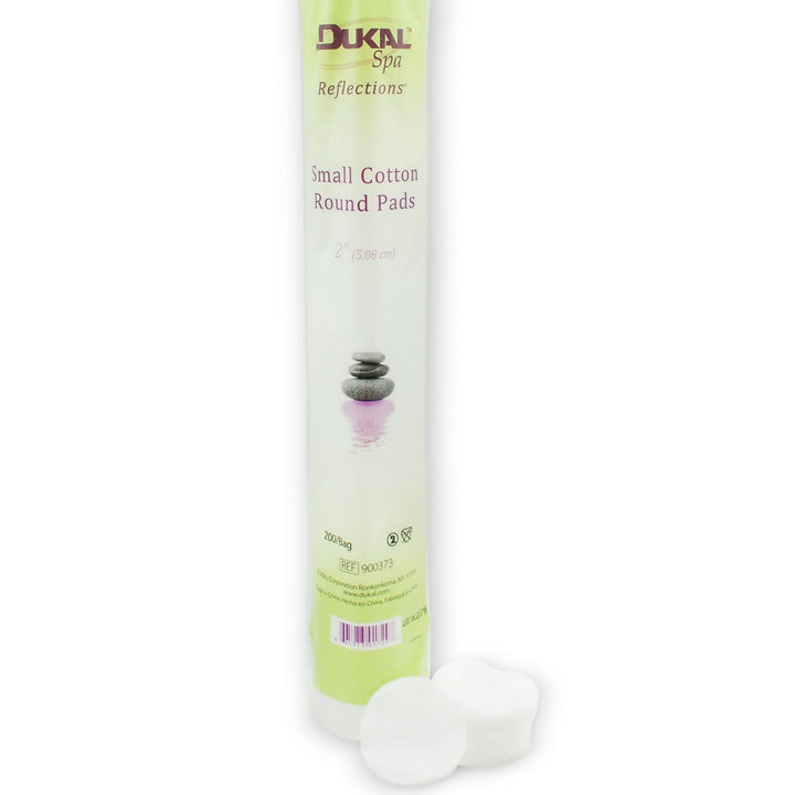 Dukal Spa 2" Small Cotton Pads 200 ct
