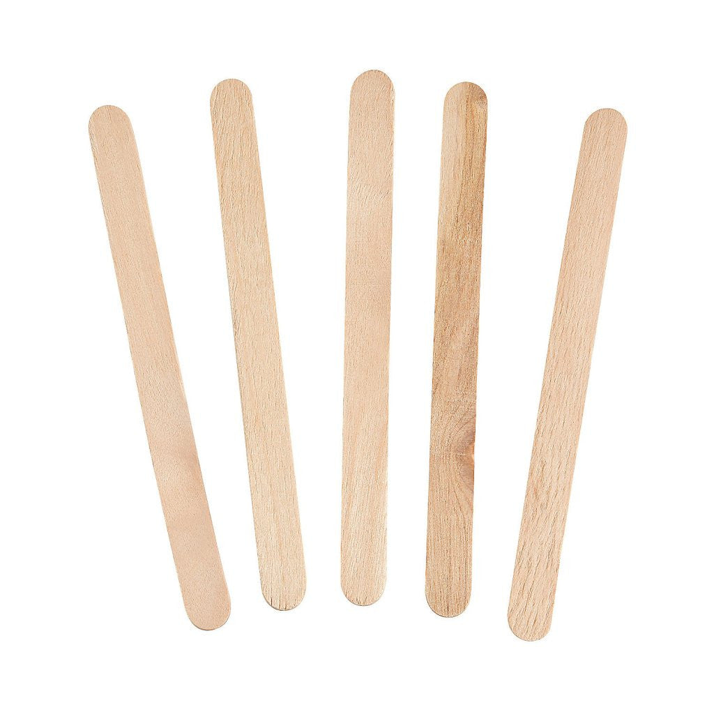 Wooden Wax Sticks - Eyebrow, Lip, Nose Small Waxing Applicator Sticks For  Hair Removal And Smooth Skin - Spa And Home Usage (pack Of 200)