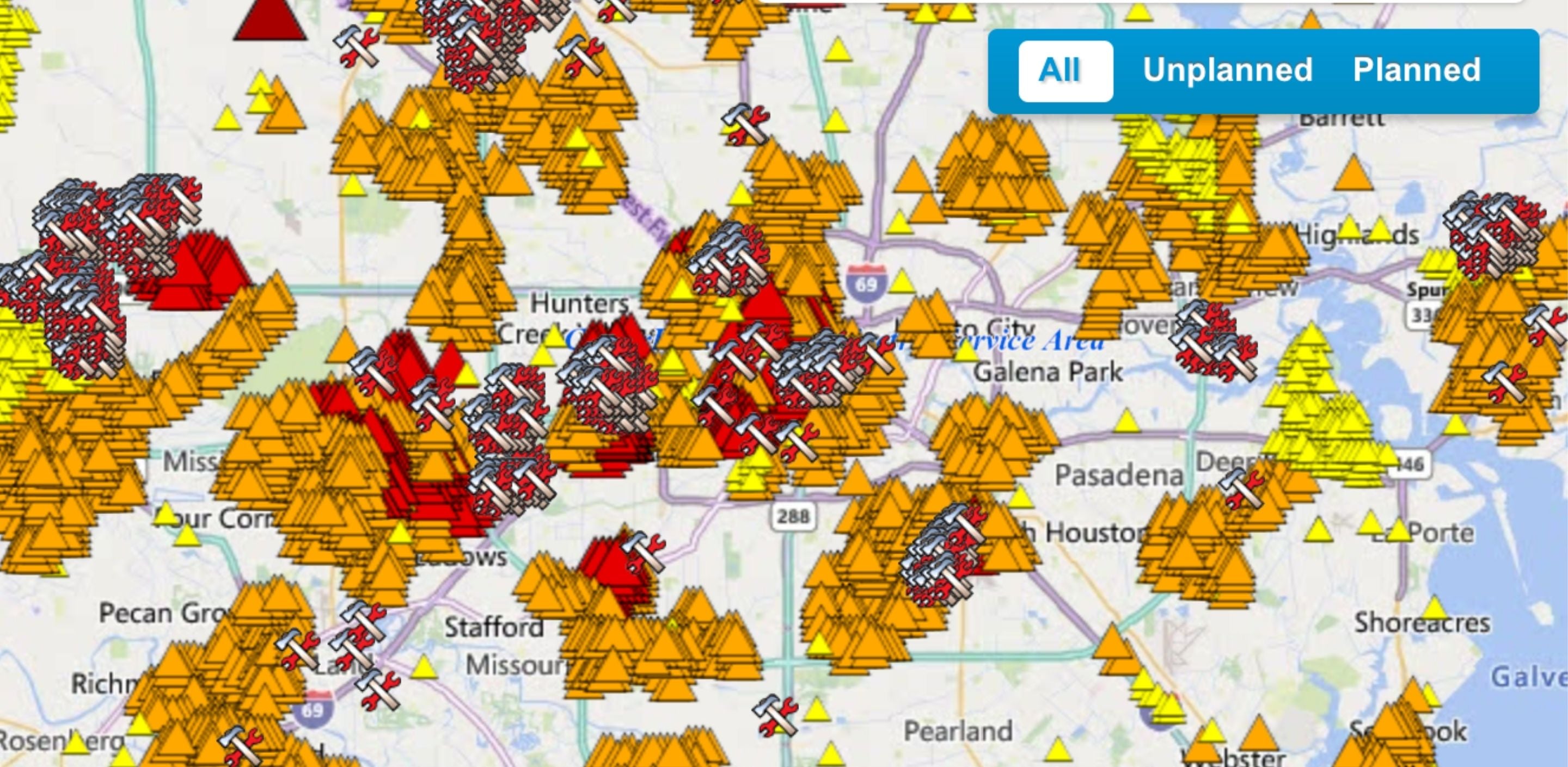 Houston Winter Storm Power Outage 2/15/21