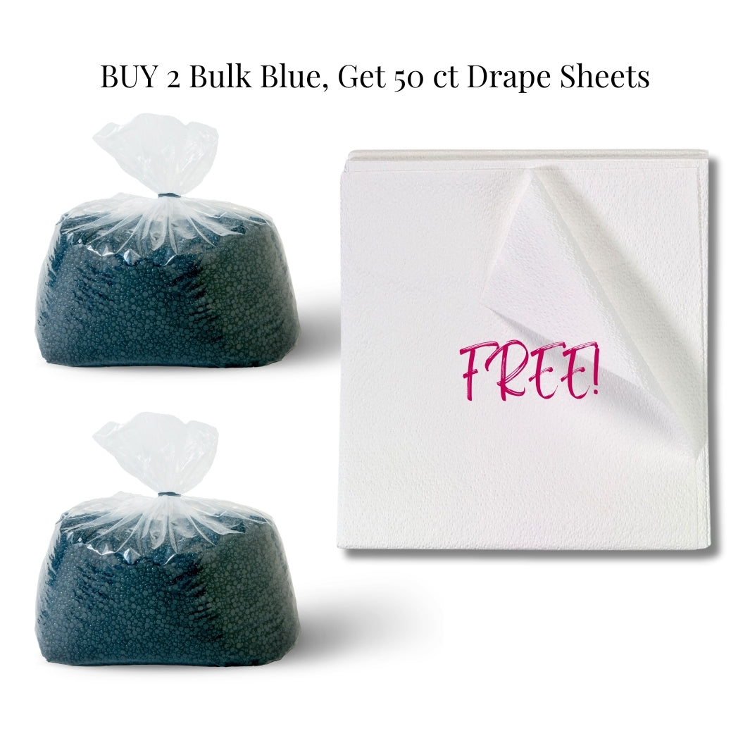 Buy 2 Cirepil Bulk Blue Wax Get Free Spa Essentials Drape Sheets