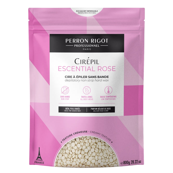 Cirepil Escential Rose Creamy White Hard Wax beads 1.76 lb