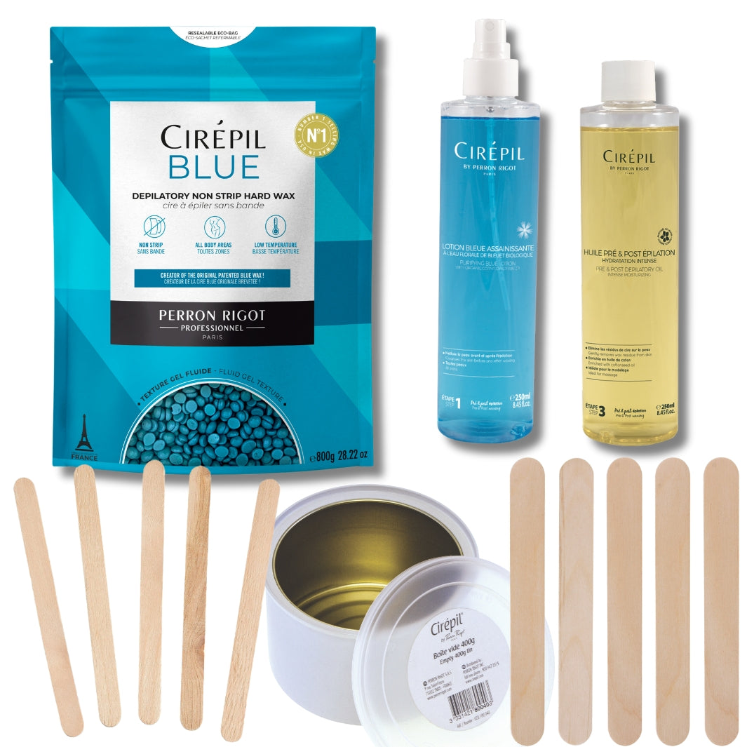 Cirepil Blue Hard Wax Professional Starter Kit