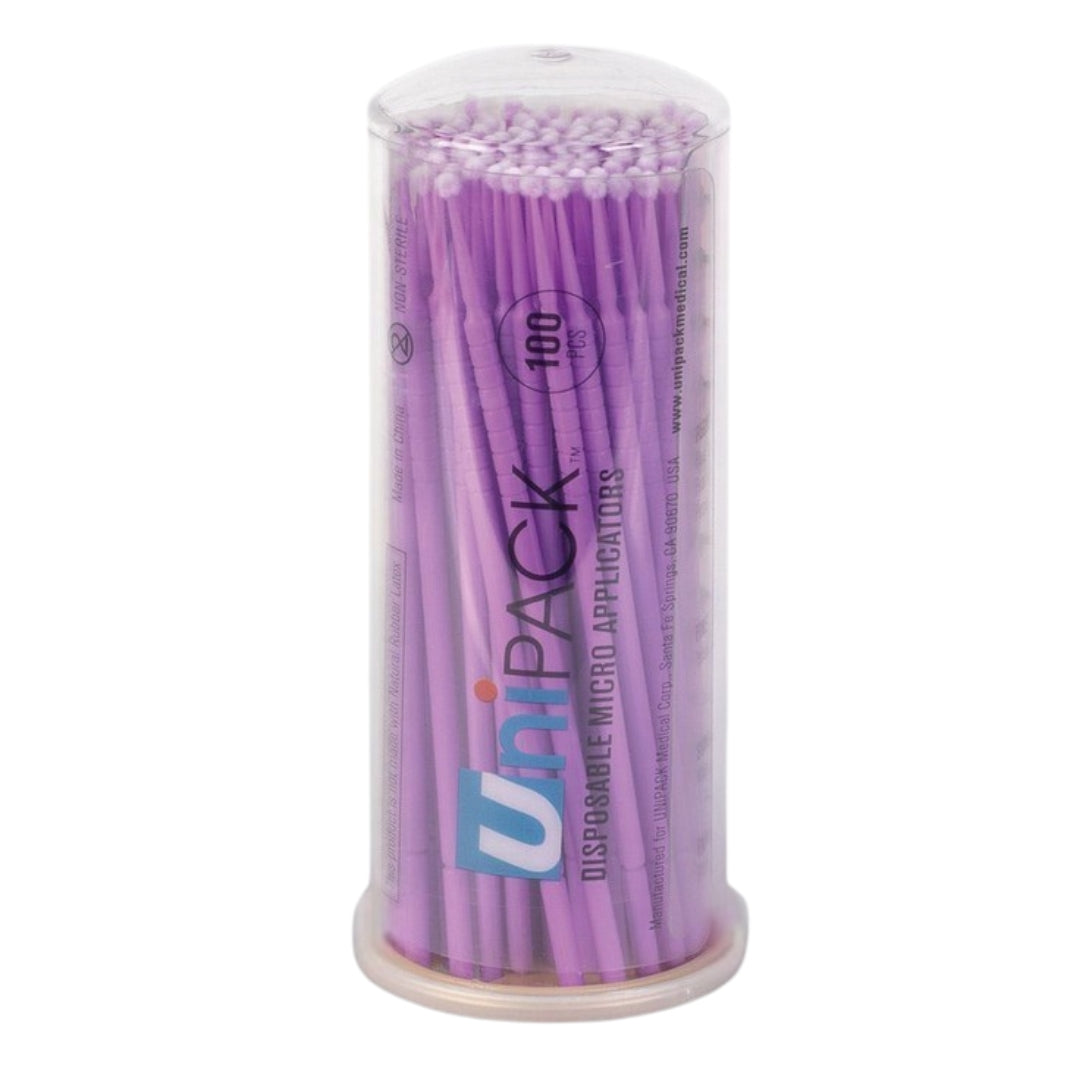 Purple UniPack Micro Applicators 100 ct