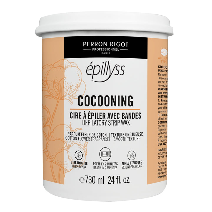 Epillyss Cocooning Soft Strip Wax 24 oz for waxing large areas