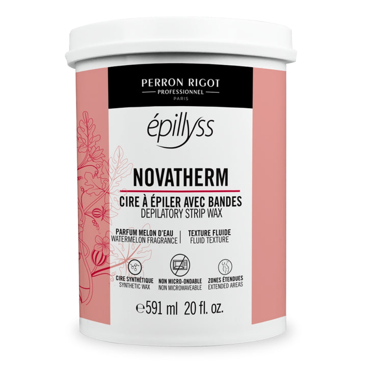 Epillyss Novatherm Red Soft Strip Wax 20 oz for waxing large areas