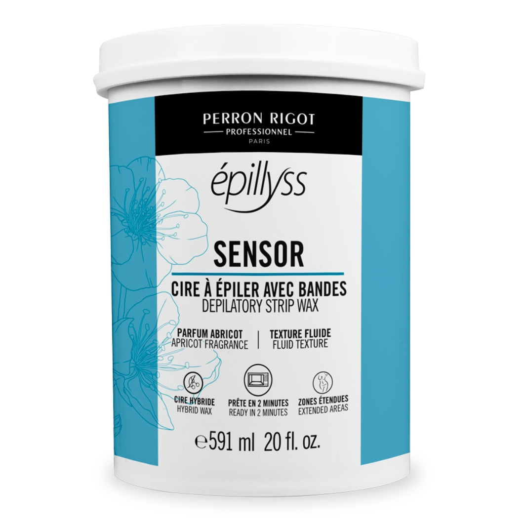 Epillyss Sensor Blue Soft Strip Wax 20 oz for waxing large areas
