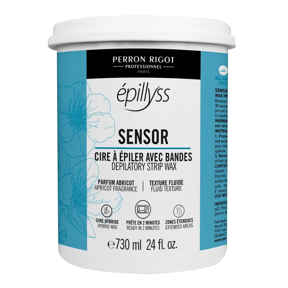 Epillyss Sensor Blue Soft Strip Wax 24 oz for waxing large areas