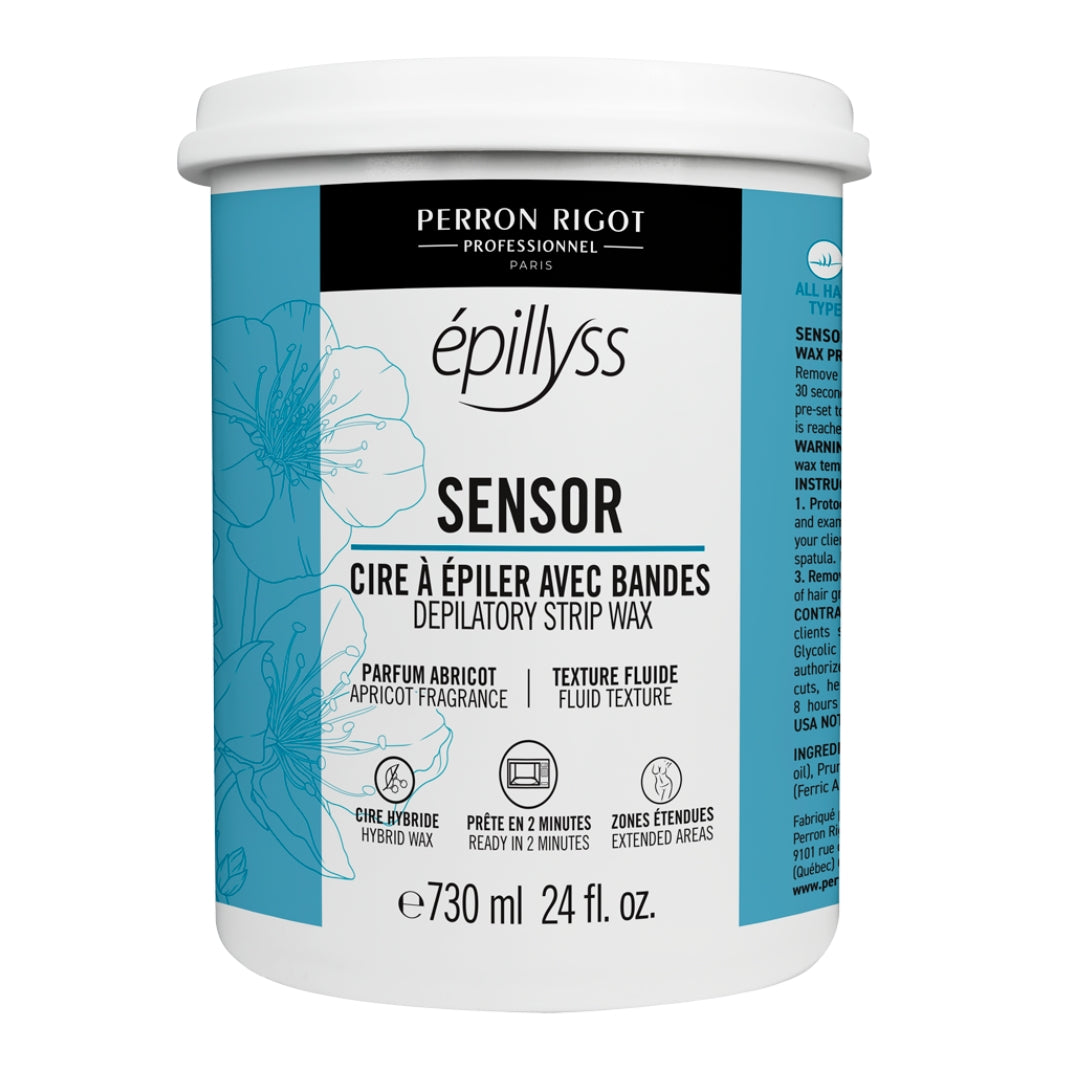 Epillyss Sensor Blue Soft Strip Wax 24 oz for waxing large areas