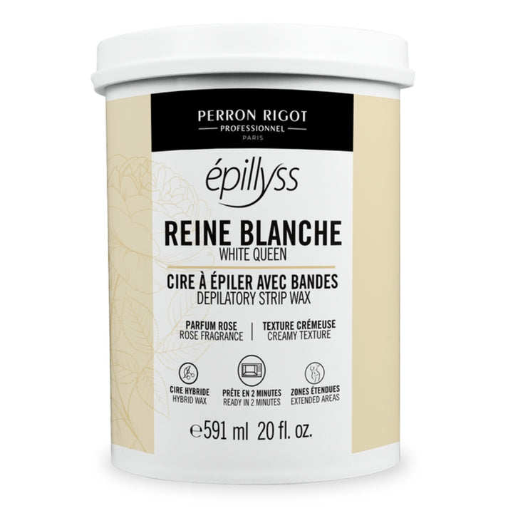 Epillyss White Queen Creamy Soft Strip Wax 20 oz for face and full body