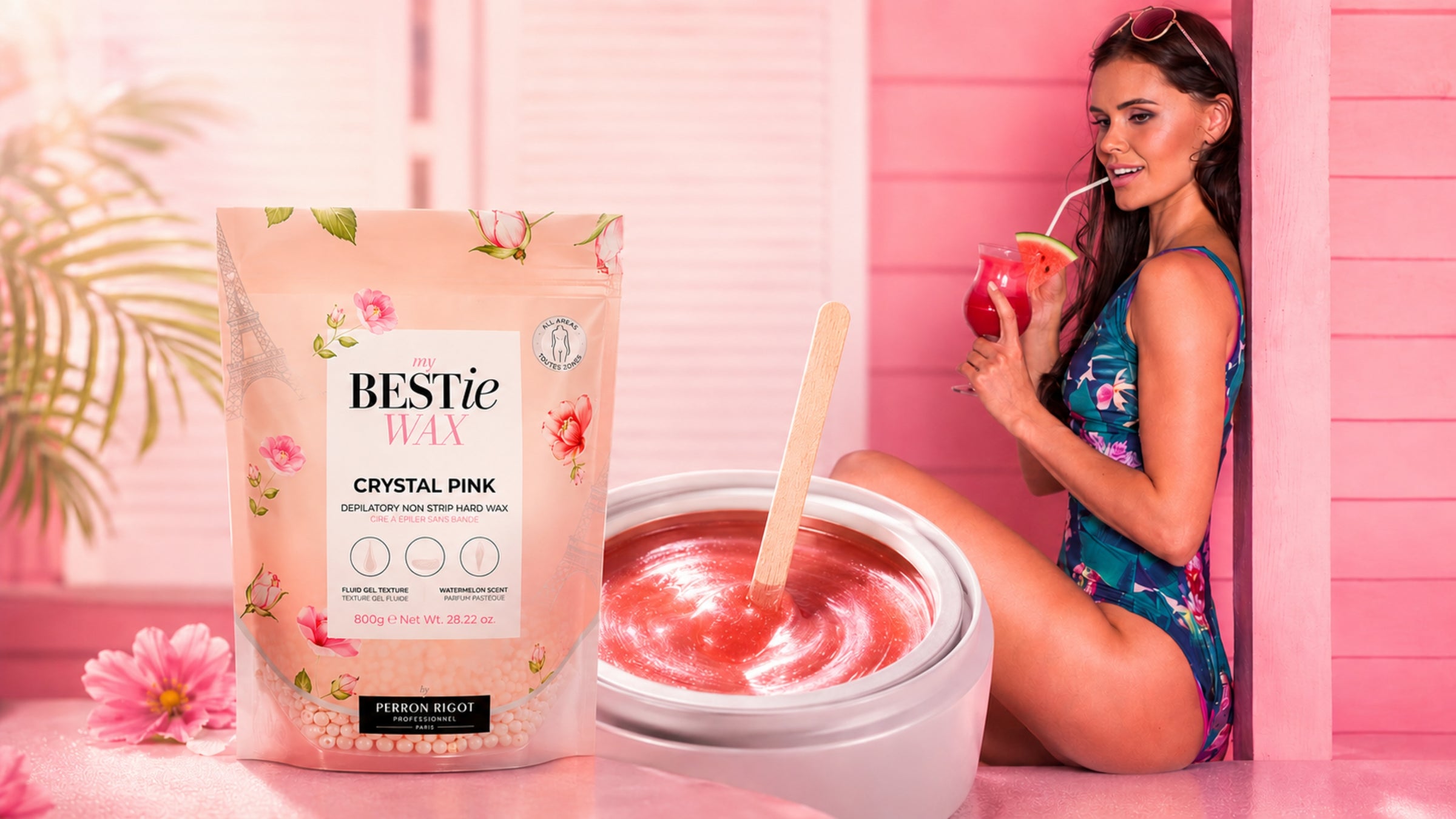 New from Cirepil! My BESTie Crystal Pink Low-Cost Hard Wax