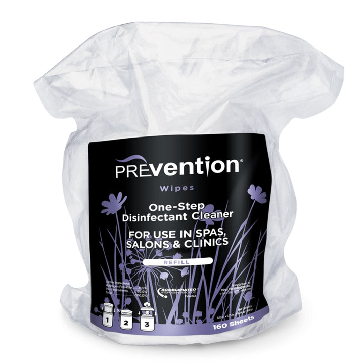 Prevention Disinfectant Refill Wipes Refill Bag 160 ct