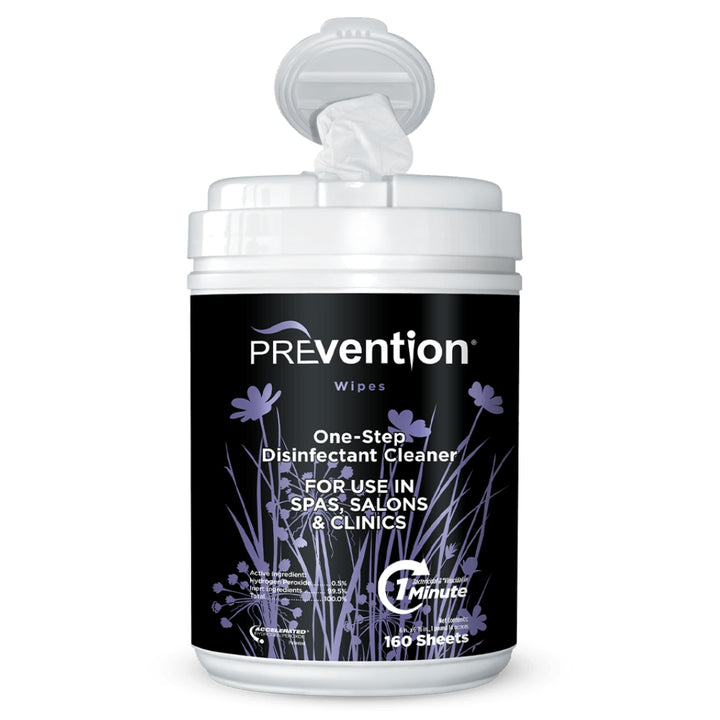 Prevention Salon Spa Disinfectant Wipes 160 ct