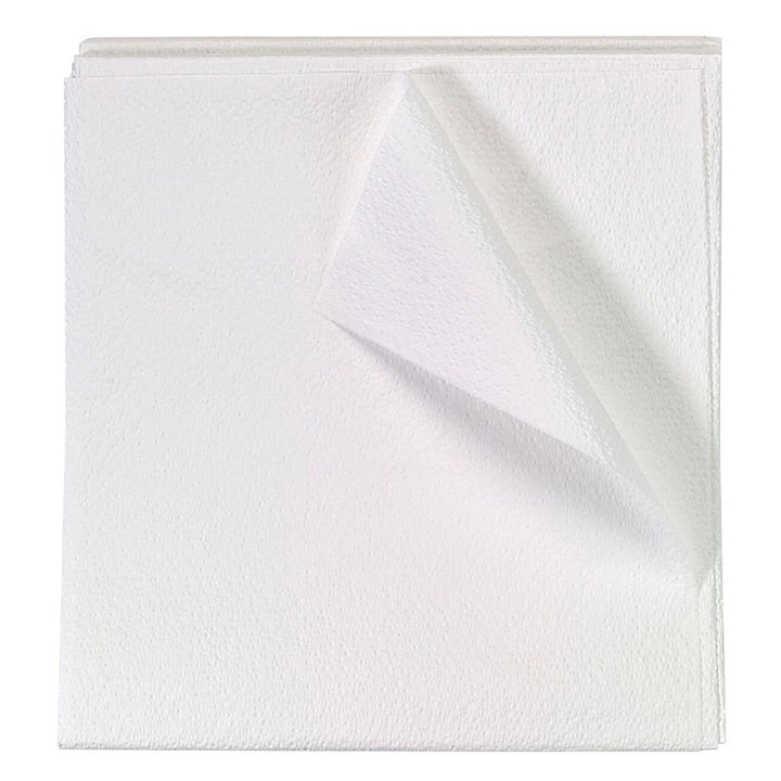 Spa Essentials Disposable 3-Ply White Drape Sheet 40" x 72" 50 case