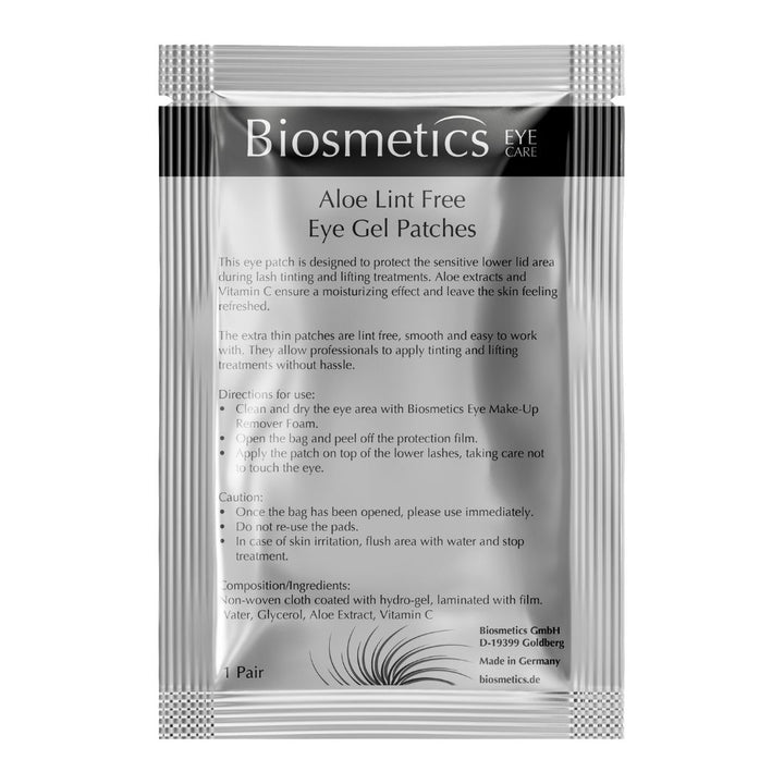 Biosmetics Hairpearl Lint Free Aloe Eye Gel Protection Patches