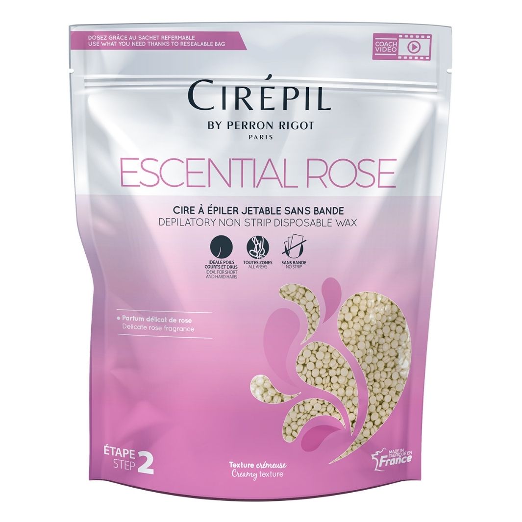 Cirepil Escential Rose Creamy White Hard Wax beads