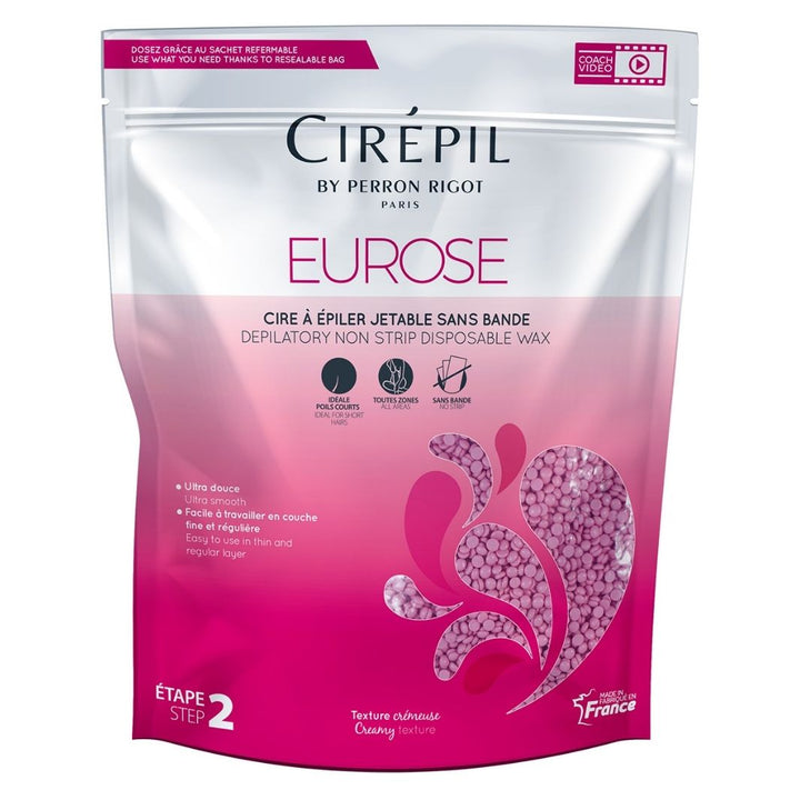 Cirepil Eurose Creamy Pink Hard Wax Beads 800g Bag