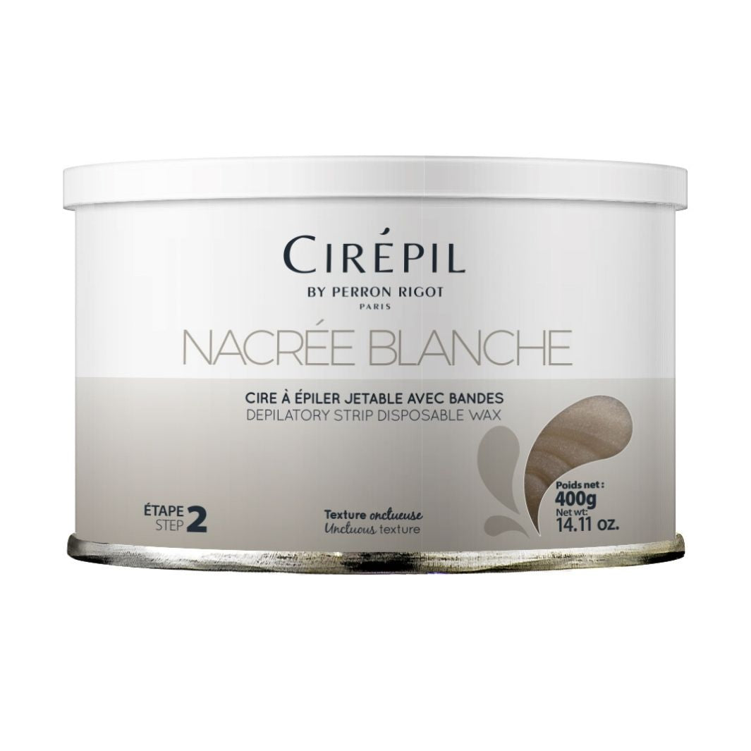Cirepil Nacree Blanche Creamy Gel Soft Wax 400g Tin