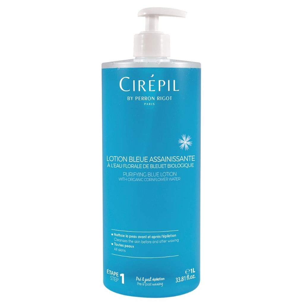 CIREPILペロンリゴープレローション 1Lプレアンドアフターオイル250ml Cirepil-Pre-Post-Wax-Blue-