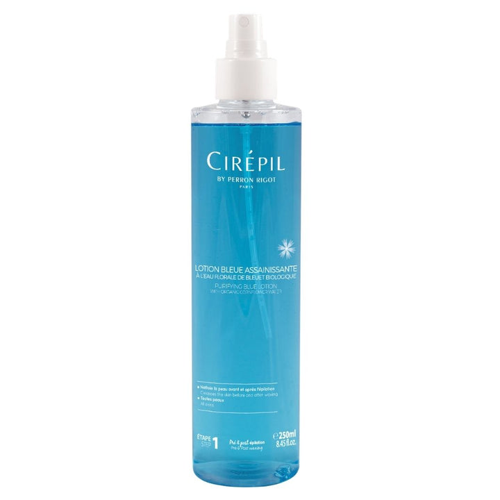 Cirepil Pre and Post Wax Cleansing Blue Lotion Spray Bottle 250 ml