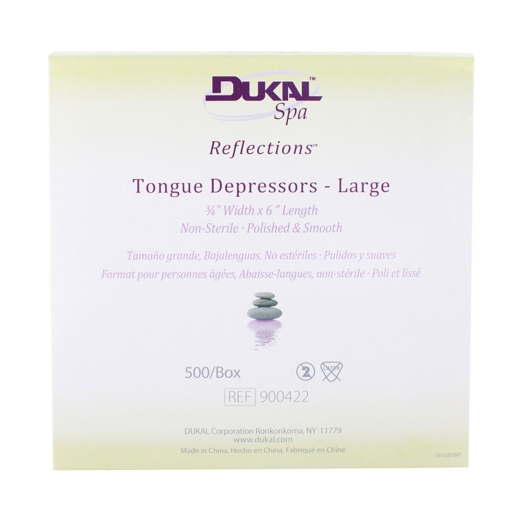 Dukal Spa large wax applicator sticks 500 ct