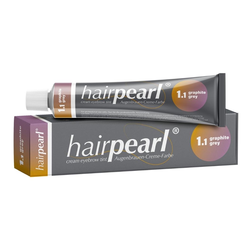 Hairpearl Cream Eyebrow Tint Graphite Grey 1.1