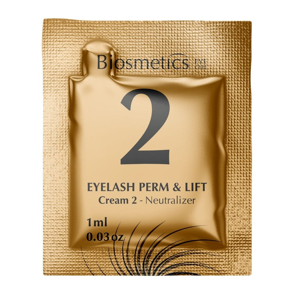 Biosmetics Intensive Lash Lift and Brow Lamination Neutralizer Cream Step 2 Sachet