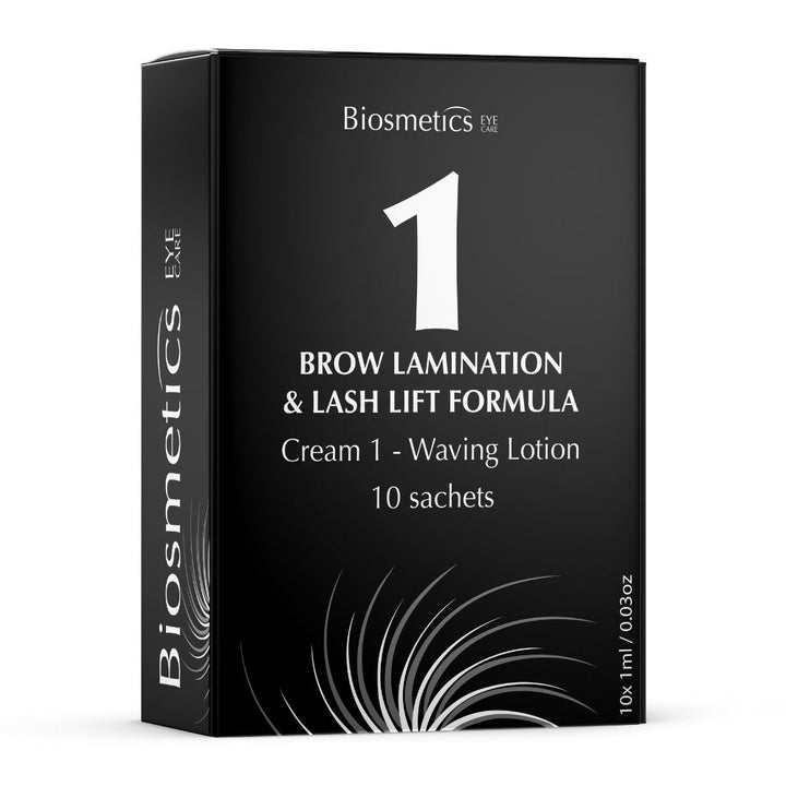 Intensive Biosmetics Lash Lift and Brow Lamination Waving Lotion Step 1 Sachets