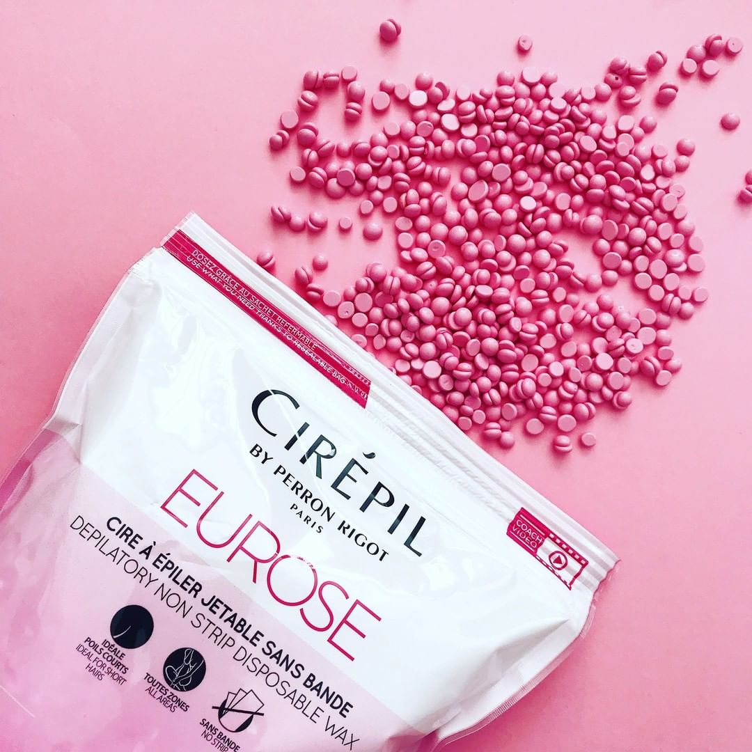 Cirepil Eurose Creamy Pink Hard Wax Beads 1.8 lb Bag