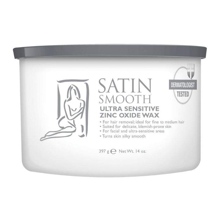 Satin Smooth Zinc Oxide White Soft Wax