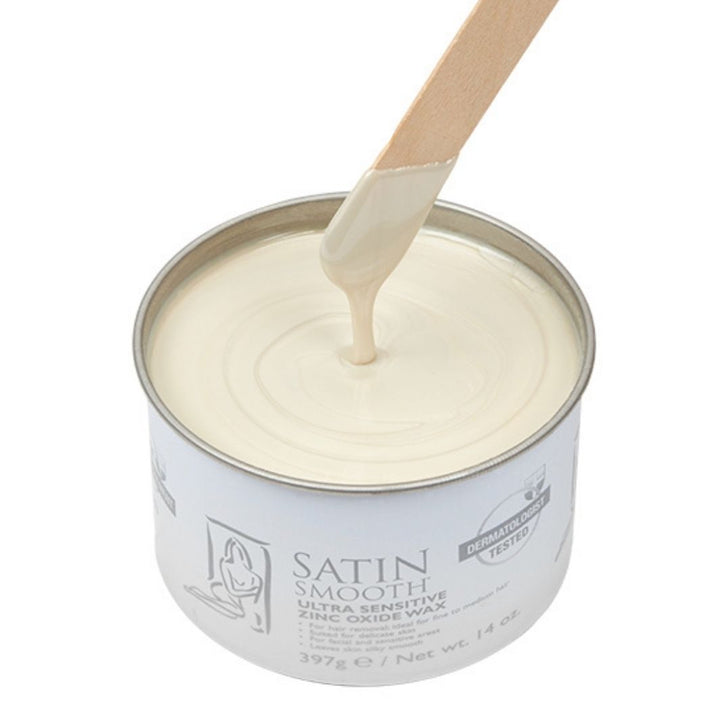Satin Smooth Zinc Oxide Creamy White Wax